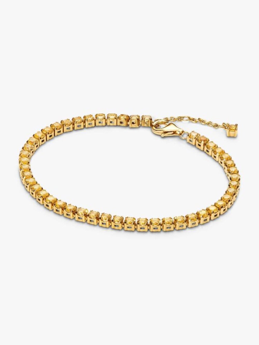 Pandora Sparkling Yellow Tennis Bracelet